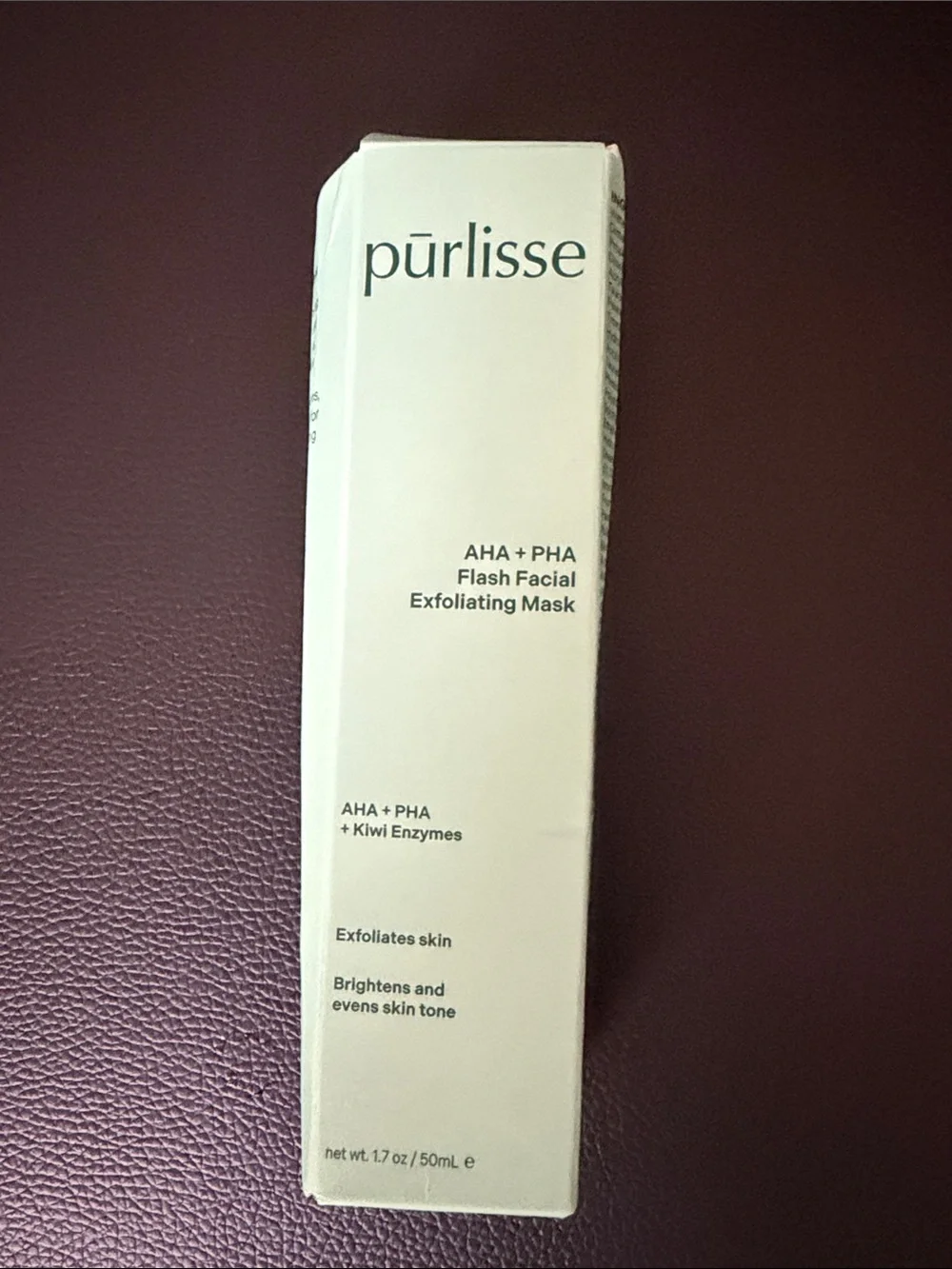 purlisse White AHA + PHA Flash Facial Exfoliating Mask